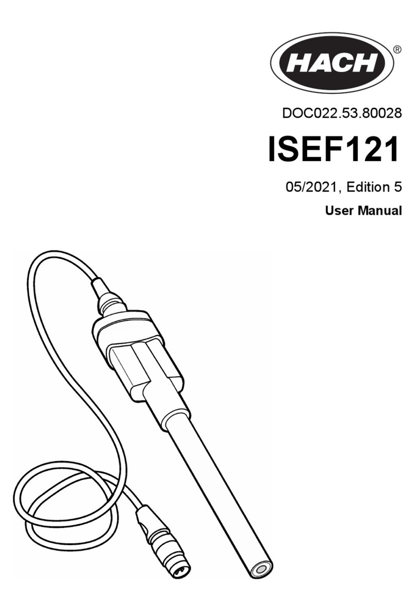 Hach ISEF121 Series user manual