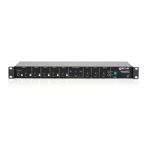 Ecler SAM512T user manual