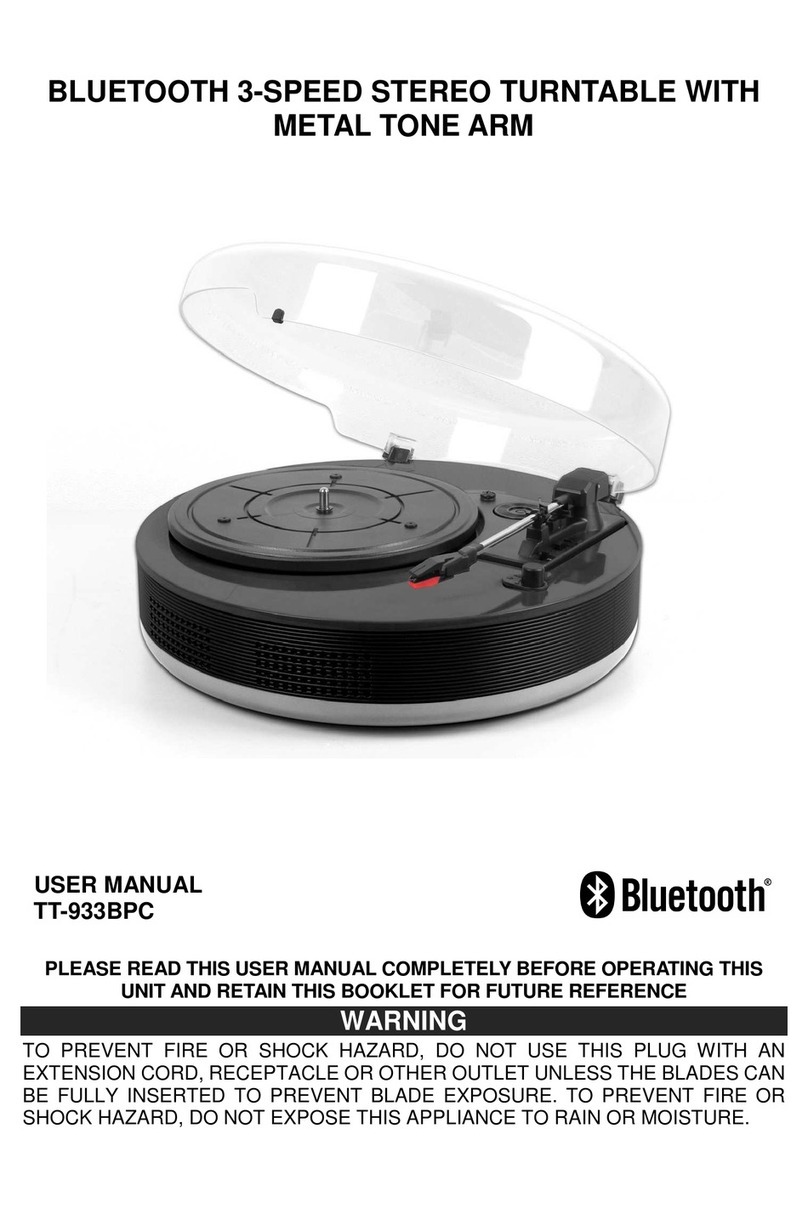 Spectra TT-933BPC user manual
