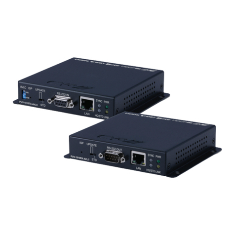 CYP PUV-1810RX-AVLC User manual