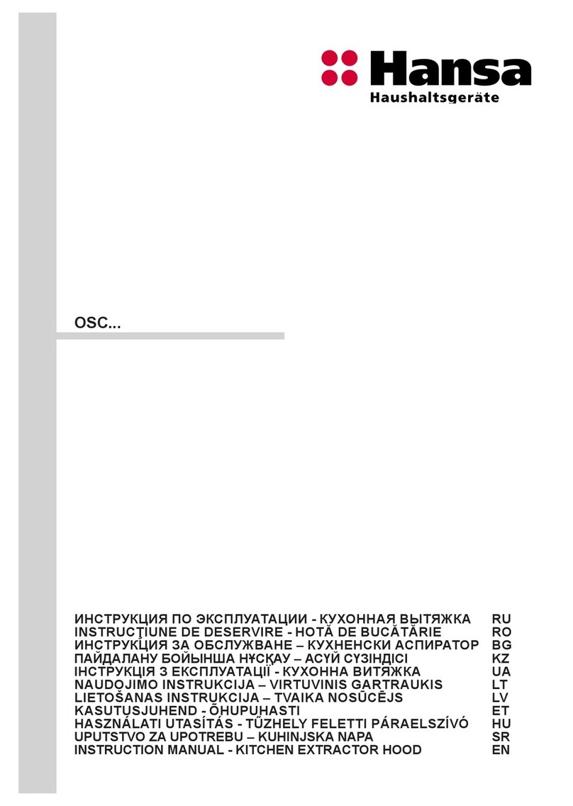 Hansa OSC6212IH instruction manual