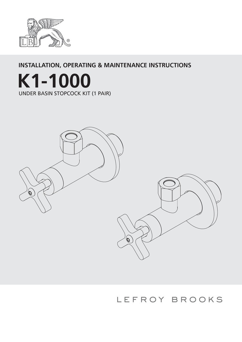 Lefroy Brooks K1-1000 Assembly instructions Lefroy Brooks K1-1000 Assembly instructions