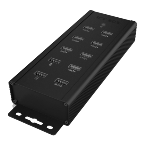 Icy Box IB-HUB1703-QC3 User manual