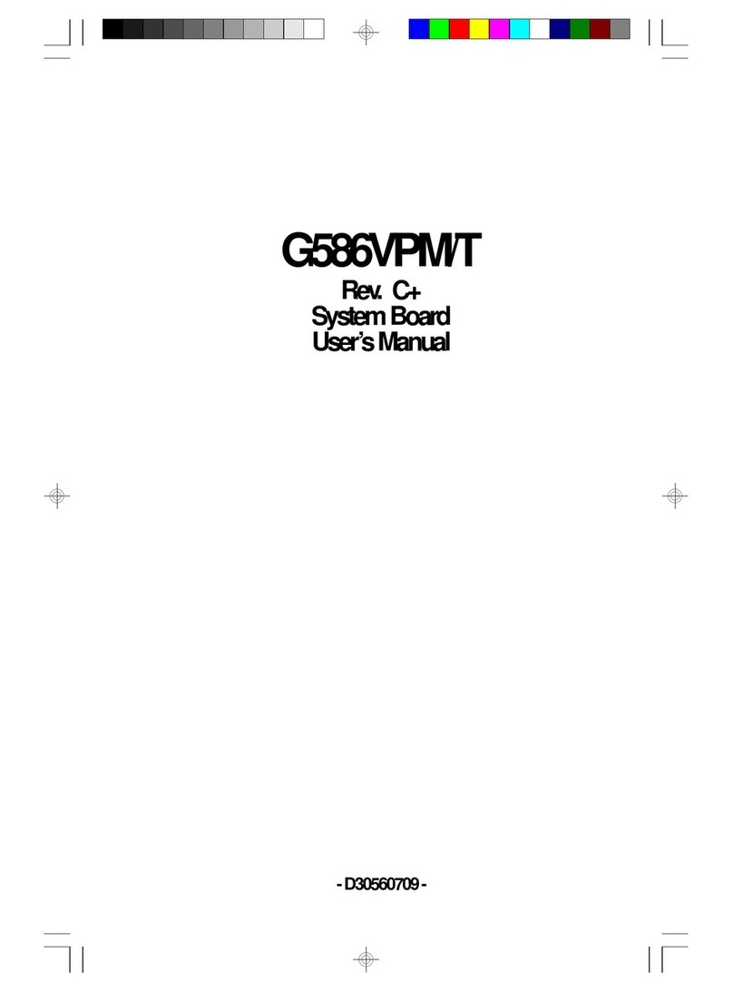 DFI G586VPM/T User manual
