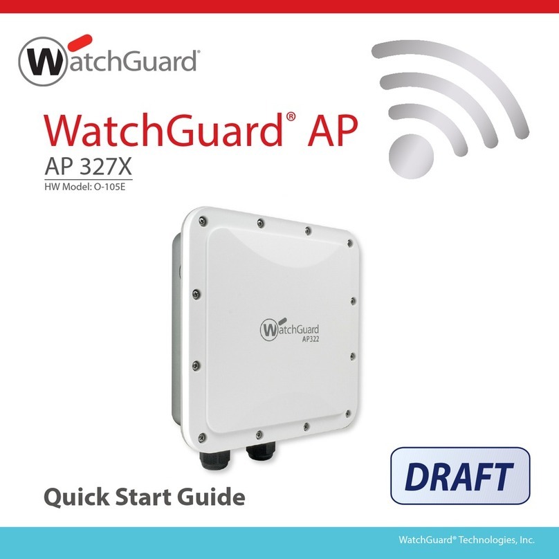 Watchguard AP 327 Series User manual