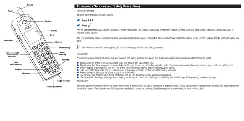 NEC DB500 User manual