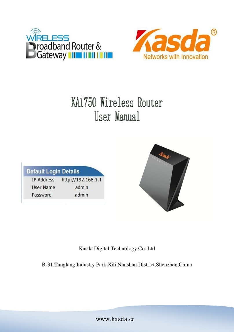 Kasda KA1750 User manual