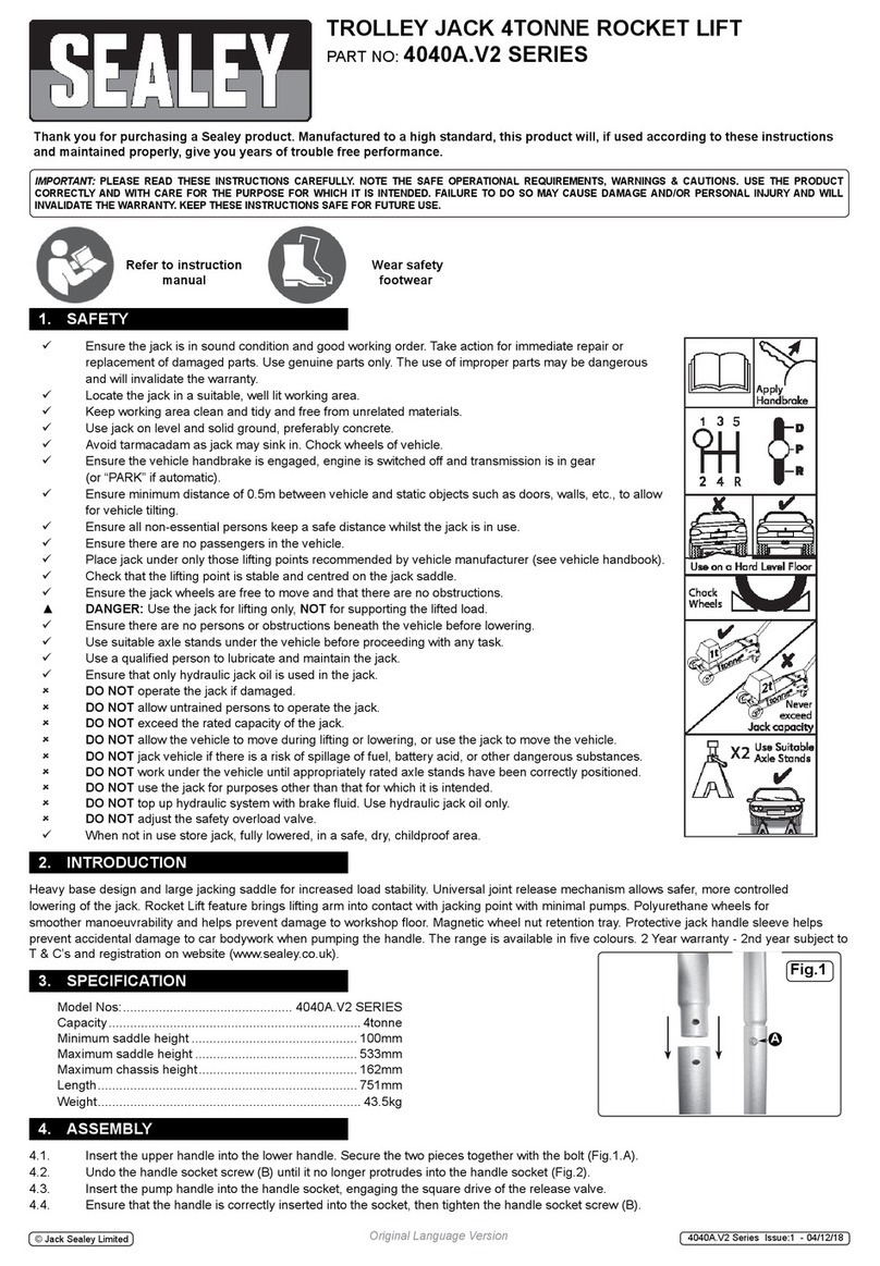 Sealey 4040A.V2 Series quick start guide