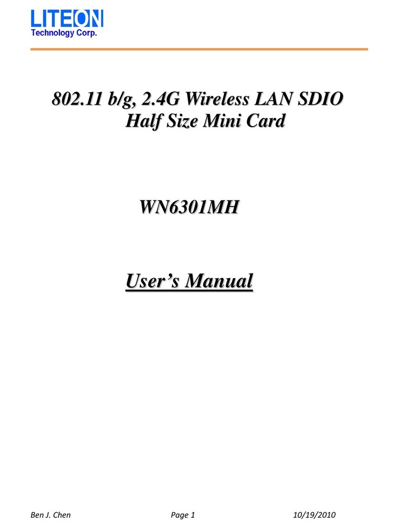 LiteOn WN6301MH user manual