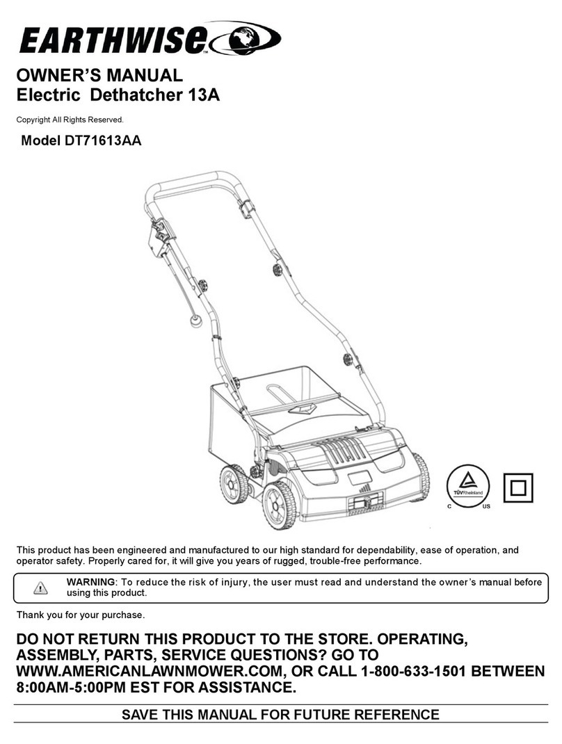 EarthWise DT71613AA owner's manual EarthWise DT71613AA owner's manual