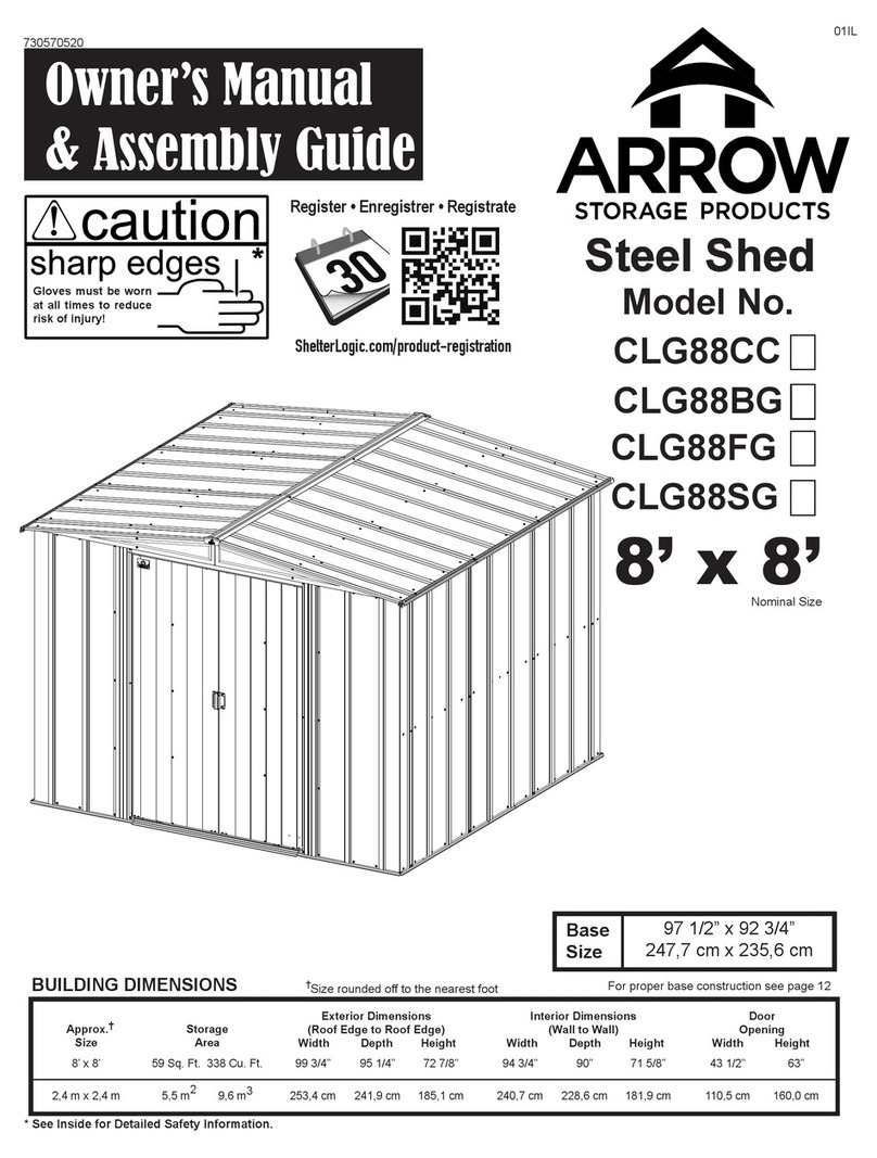 Arrow CLG88CC Series Owner's manual & assembly guide
