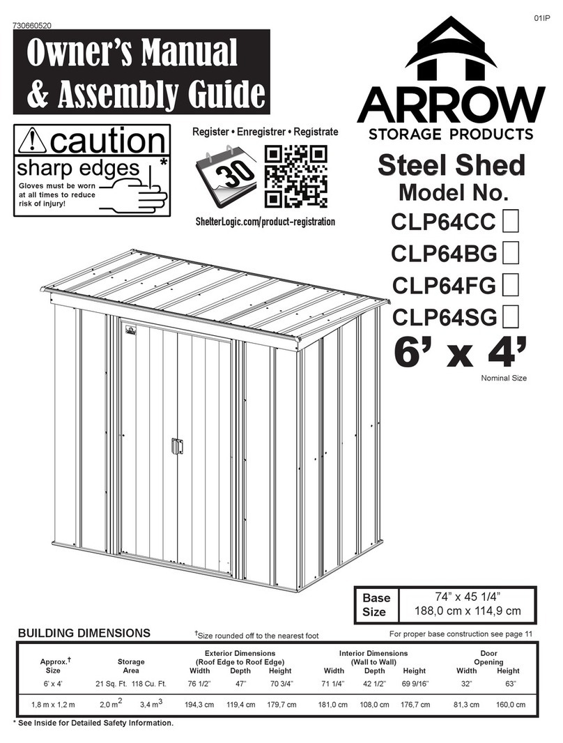 Arrow CLP64CC Series Owner's manual & assembly guide