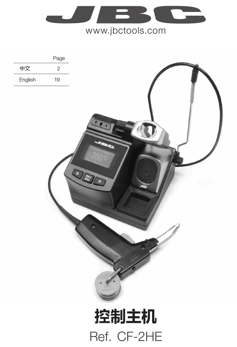 jbc CF-2HE User manual