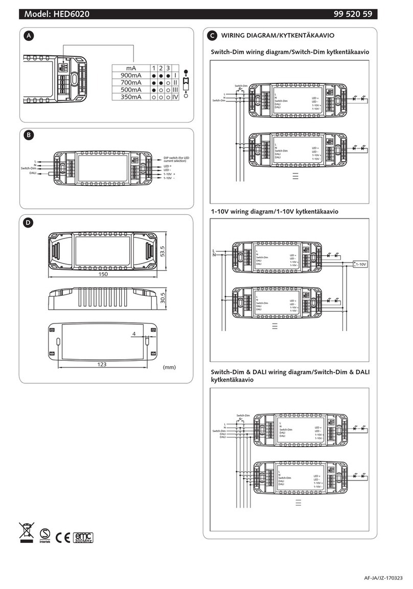 Malmbergs HED6020 instruction manual