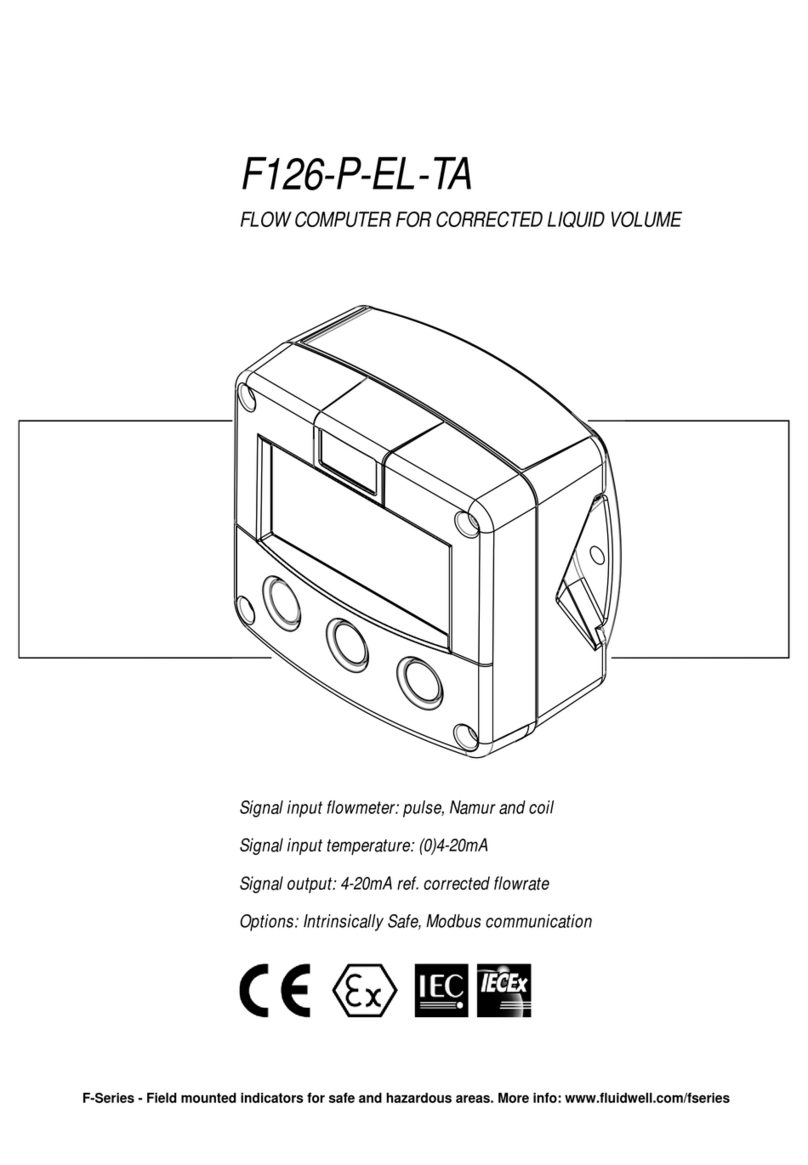 Fluidwell F126-P-EL-TA User manual