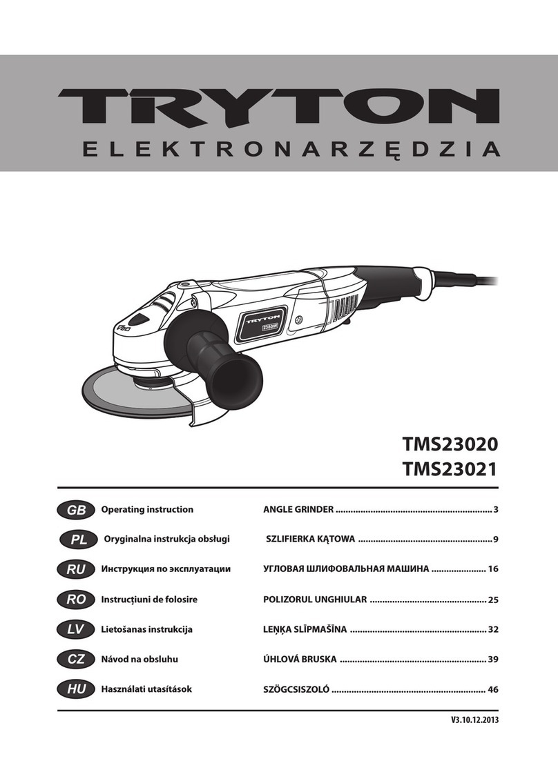 Tryton TMS23020 User manual Tryton TMS23020 User manual