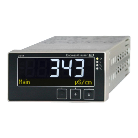 Endress+Hauser CM14-AAK User manual