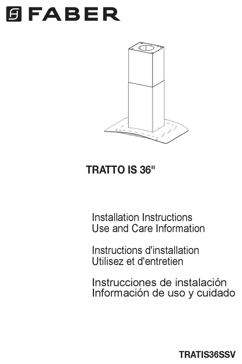 Faber TRATTO TRATIS36SSV installation instructions