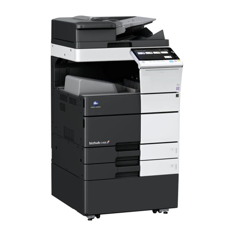 Konica Minolta bizhub C558 quick guide
