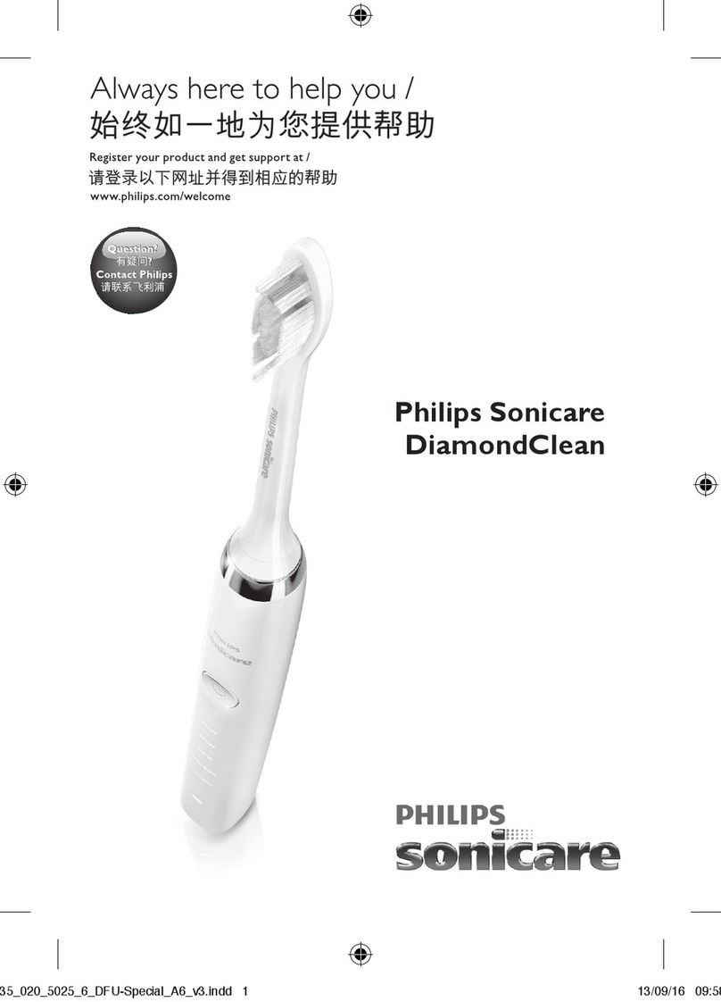 Philips Sonicare DiamondClean HX9302/31 user manual