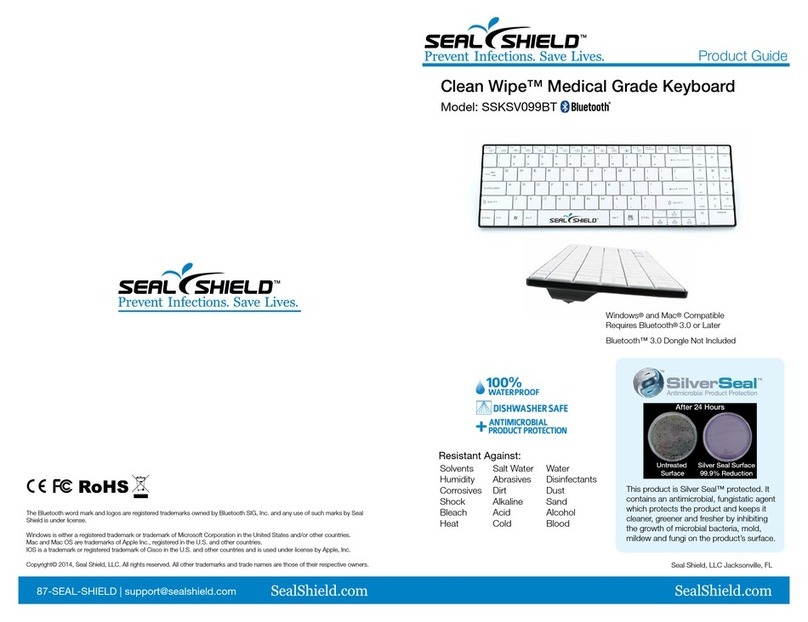 Seal Shield Clean Wipe SSWKSV099BT User manual Seal Shield Clean Wipe SSWKSV099BT User manual