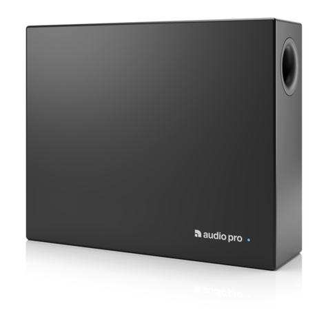Audio Pro Business SUB-1 manual