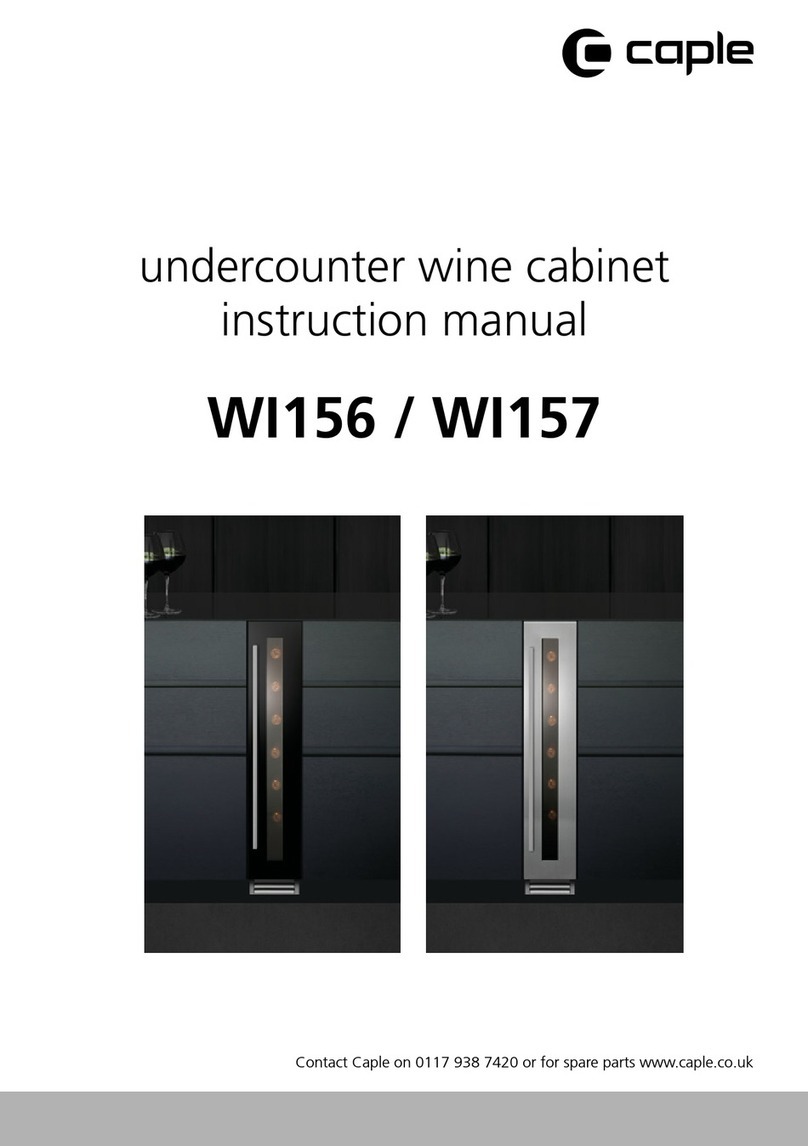 Caple WI157 User manual