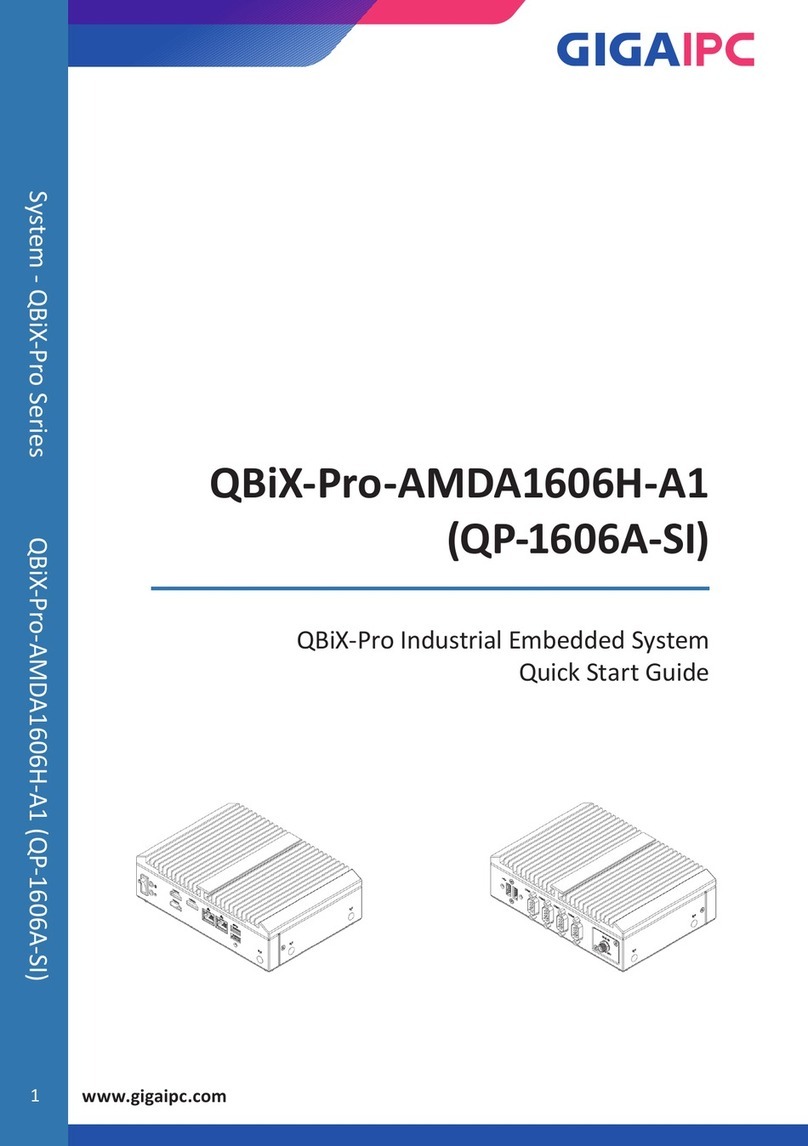 GIGAIPC QBiX-Pro-AMDA1606H-A1 User manual