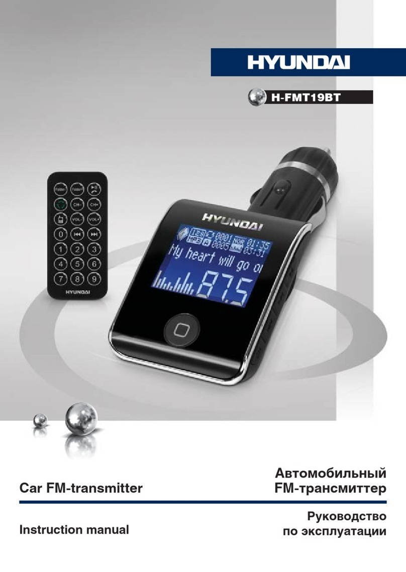 Hyundai H-FMT19BT instruction manual