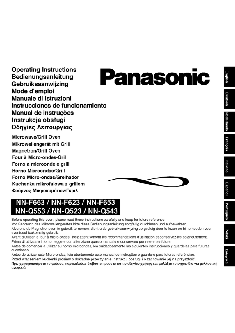 Panasonic NNF623 operating instructions