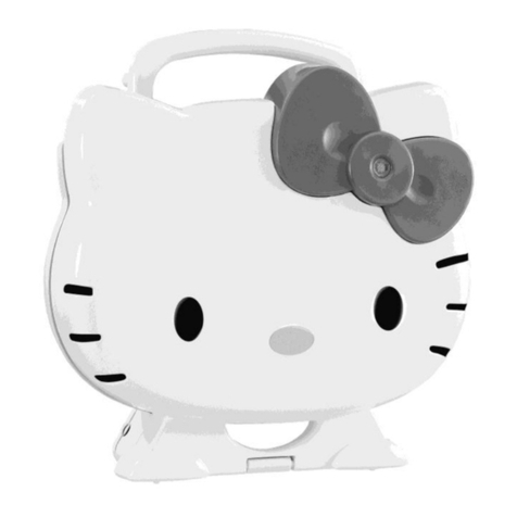 Sanrio HELLO KITTY KT5246 Owner's manual and recipe book