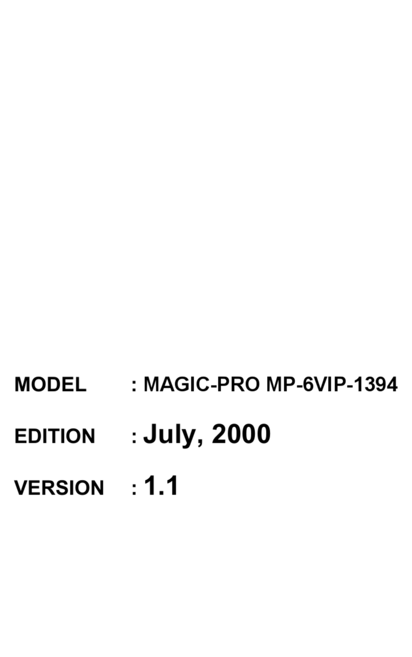 Magic-Pro Computer MAGIC-PRO MP-6VIP-1394 User manual