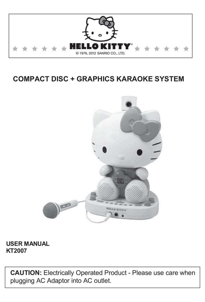 Sanrio HELLO KITTY KT2007 user manual