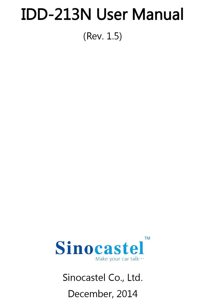 SinoCastel IDD-213N user manual
