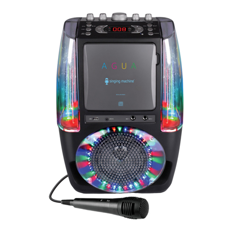 The Singing Machine SML605BK User manual