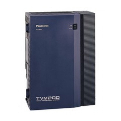 Panasonic KX-TVM200 User manual