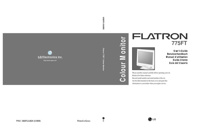 LG Flatron FB775B User manual