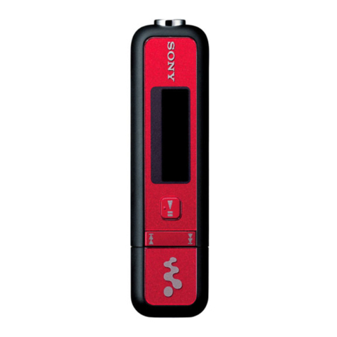 Sony Walkman NWD-E025F Operation guide