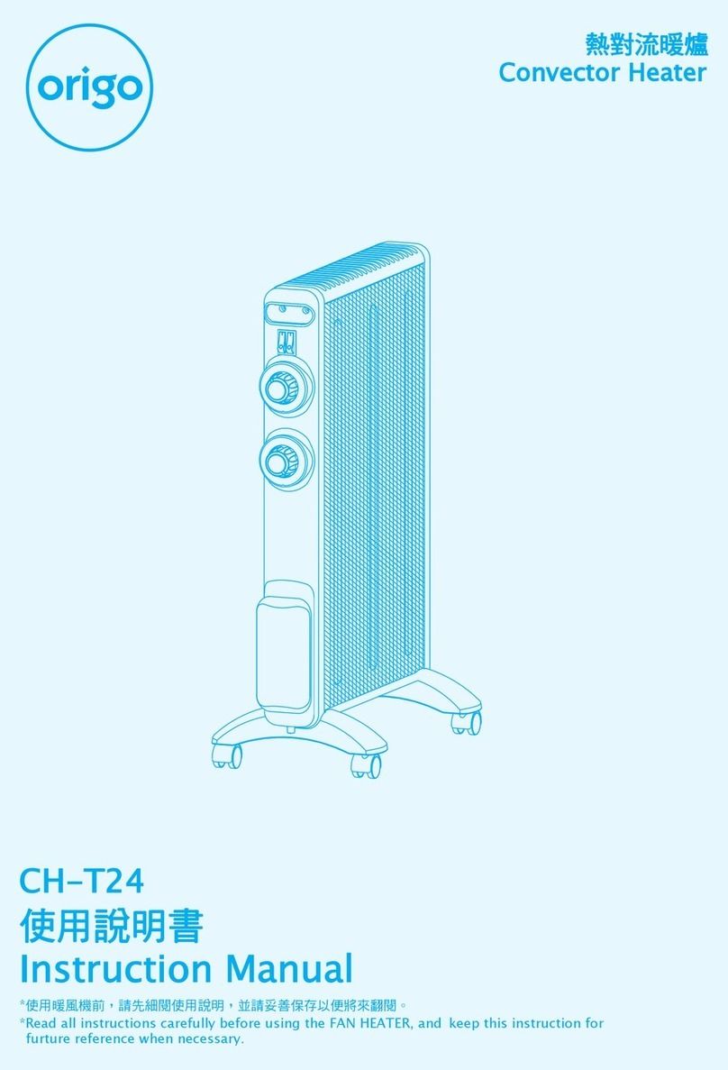 ORIGO CH-T24 User manual