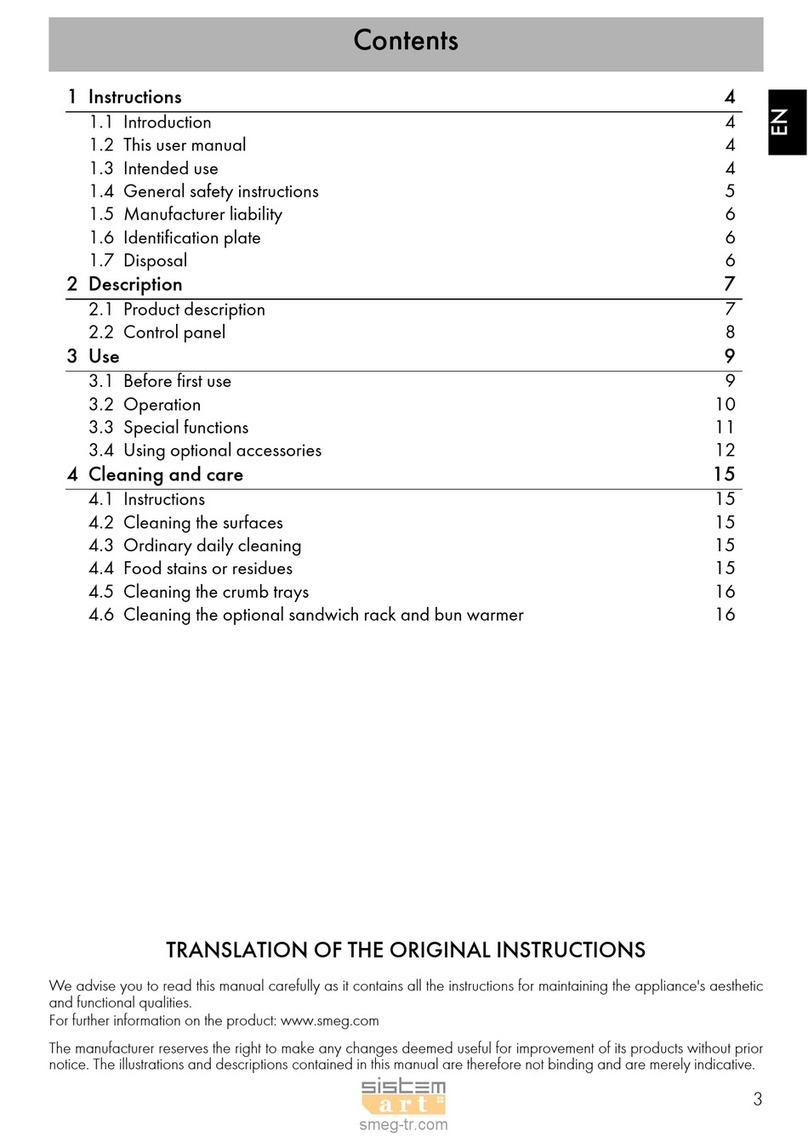 Smeg TSF03SSEU User manual