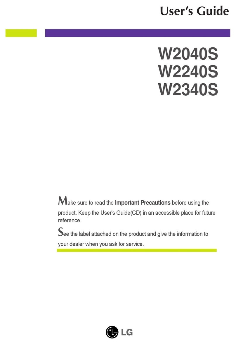 LG W2040S User manual