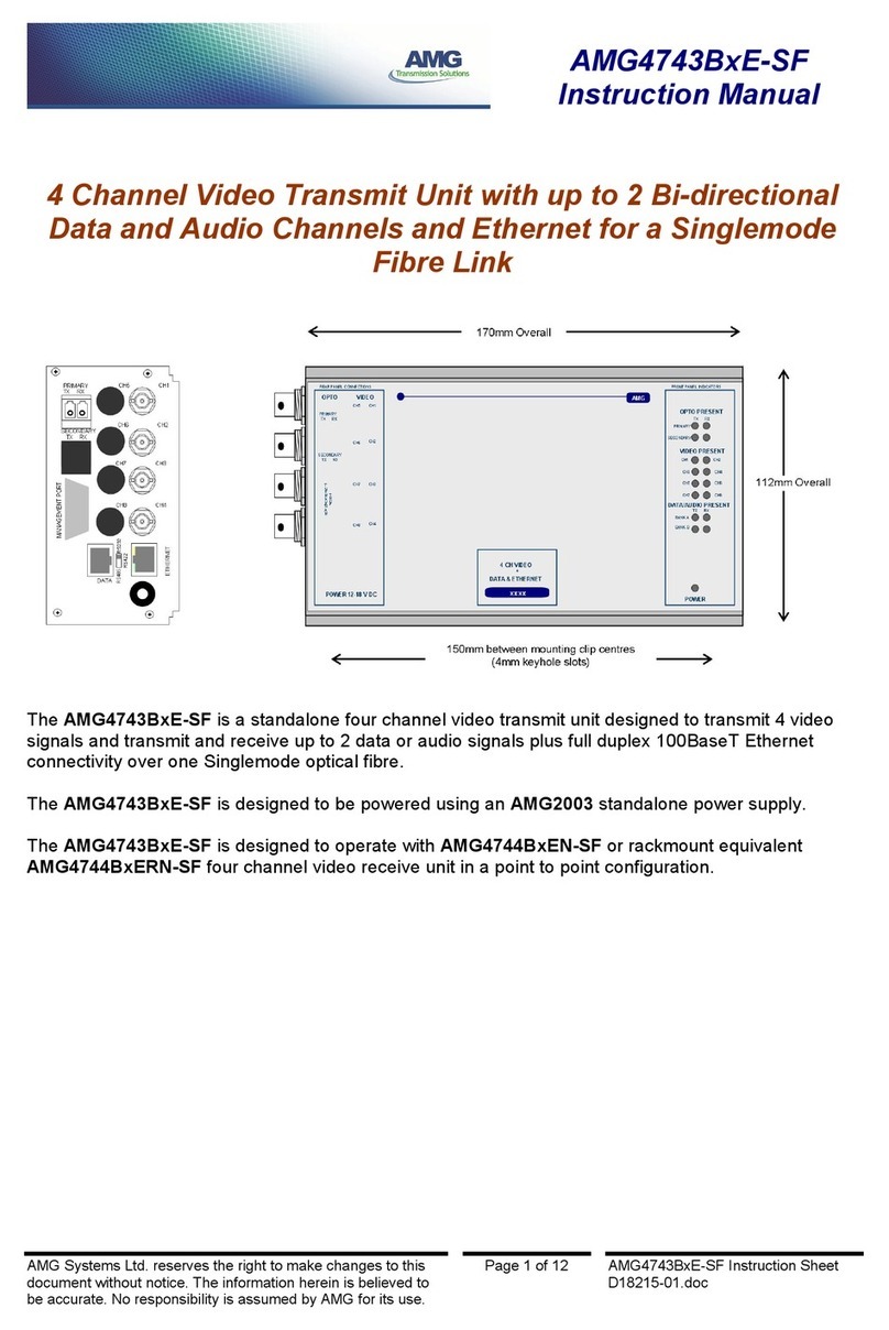 AMG AMG4743BxE-SF User manual