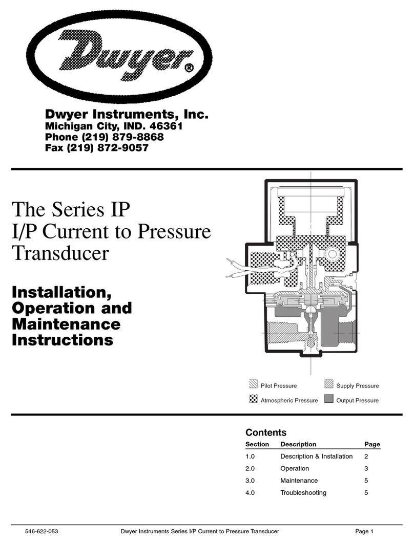 Dwyer Instruments IP Series Manual