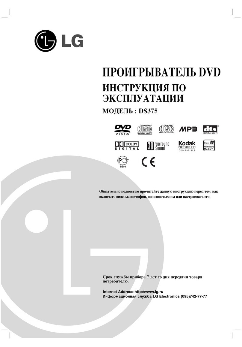 LG DS375 User manual