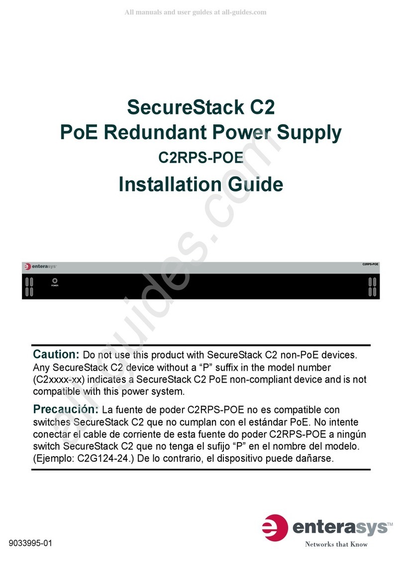 Enterasys C2RPS-POE User manual