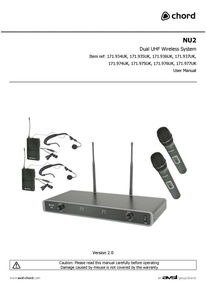 Chord 171.934UK User manual