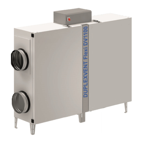 Airflow Duplexvent Flexi DV650 Service manual