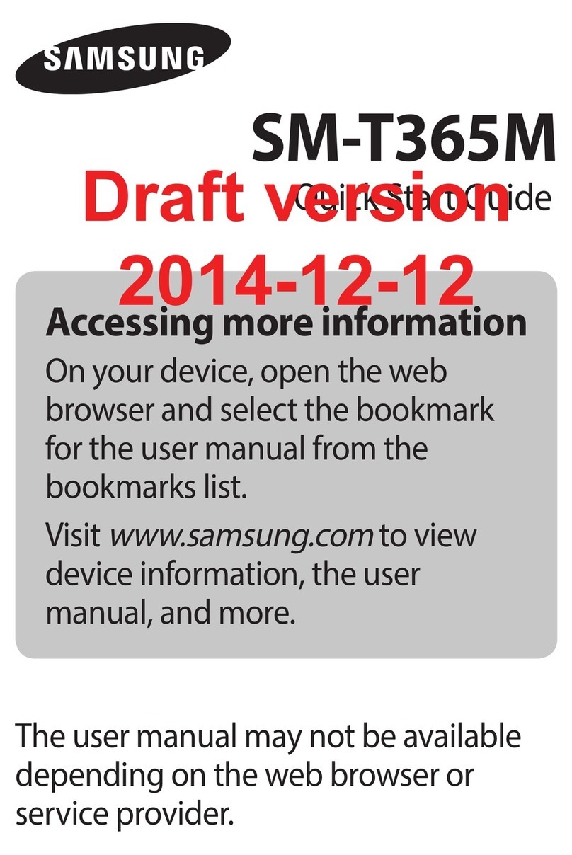 Samsung SM-T365M quick start guide