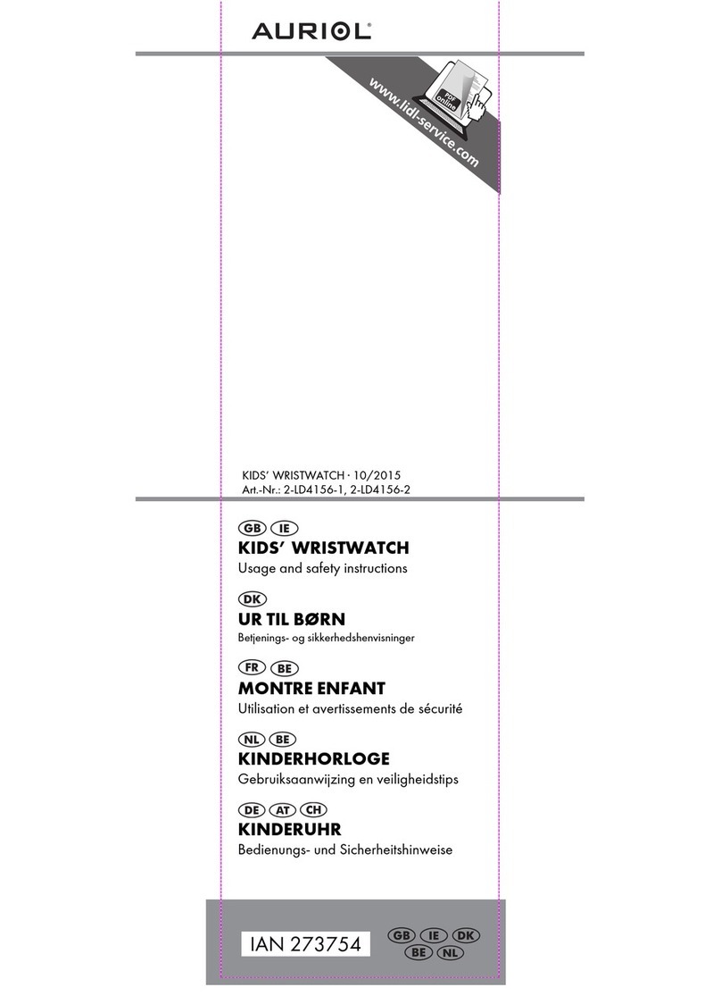 Auriol 2-LD4156-1 Usage and safety instructions