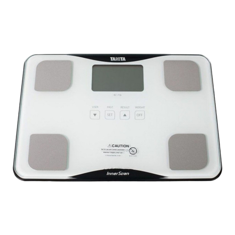 Tanita BC-718 User manual
